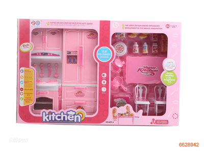 KITCHEN SET W/LIGHT/MUSIC