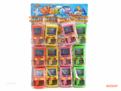 WATER GAME.12PCS.4COLOUR