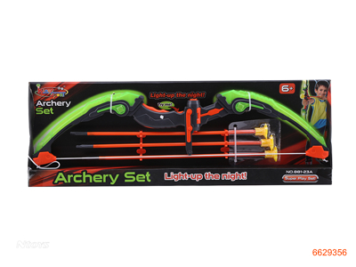 BOW AND ARROW W/NIGHT LIGHT W/O 2*AAA BATTERIES