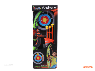 BOW AND ARROW W/NIGHT LIGHT/ W/O 2*AAA BATTERIES