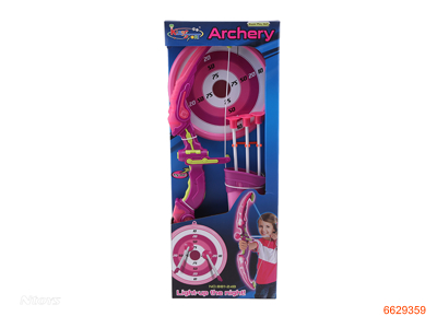 BOW AND ARROW W/NIGHT LIGHT/ W/O 2*AAA BATTERIES