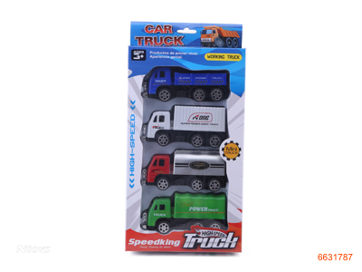 P/B CAR.4PCS.4ASTD.4COLOUR