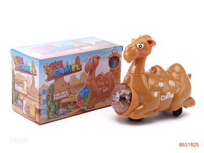 B/O CARTOON CAMEL W/LIGHT W/O 3AA BATTERIES.2COLOUR