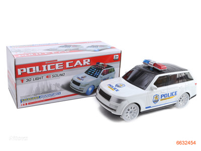 3D B/O POLICE CAR W/LIGHT W/O 3AA BATTERIES