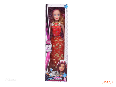 18''EMPTY BODY FASHION DOLL W/MUSIC