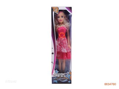 22''EMPTY BODY FASHION DOLL W/MUSIC