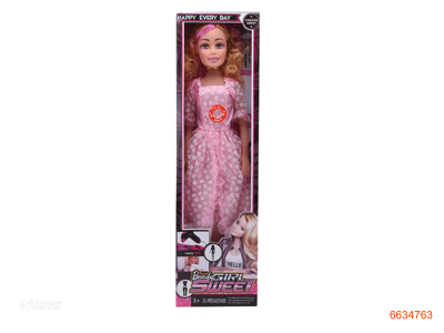 32''EMPTY BODY FASHION DOLL W/MUSIC 2*AG13 BATTERIES