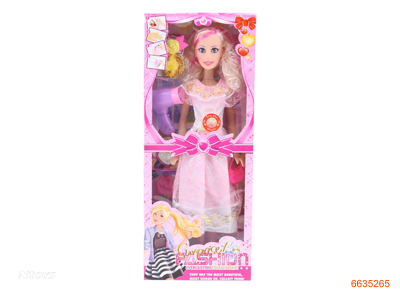 26''EMPTY BODY FASHION DOLL SET W/LIGHT/MUSIC/IC