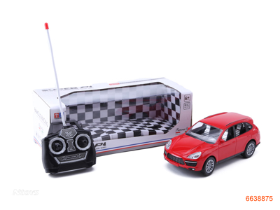 1:18 4CHANNELS R/C CAR W/O 4AA BATTERIES IN CAR 2AA BATTERIES IN CONTROLLER.2ASTD.3COLOUR