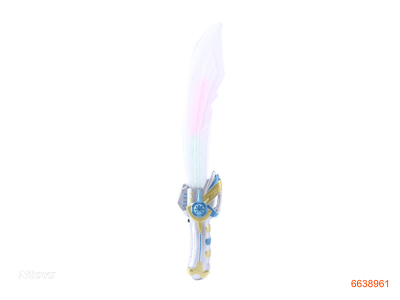 B/O FLASHING SWORD.2COLOUR