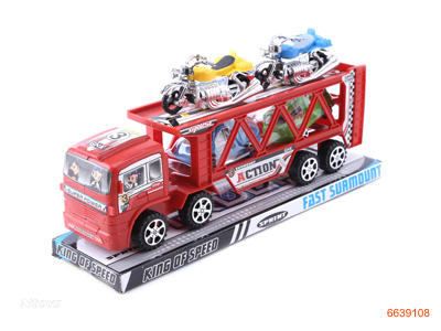 F/P TRUCK W/2PCS FREE WHEEEL MOTORCYCLE AND 2PCS FREE WHEEL RACE CAR