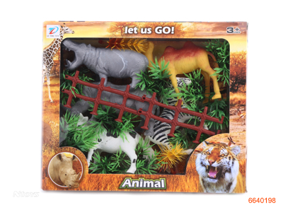 PLASTIC ANIMAL SET