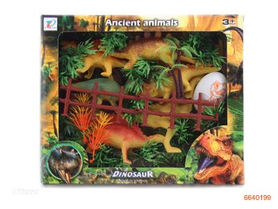 PLASTIC DINOSAUR SET