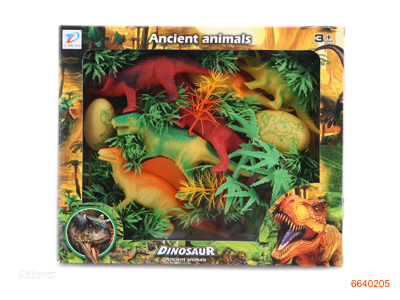 PLASTIC DINOSAUR SET