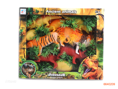 PLASTIC DINOSAUR SET