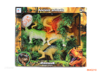 PLASTIC DINOSAUR SET