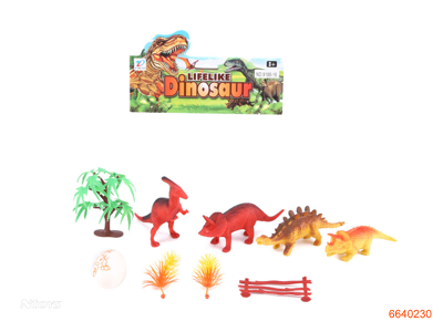 PLASTIC DINOSAUR SET