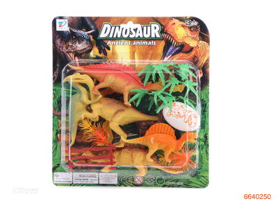 PLASTIC DINOSAUR SET