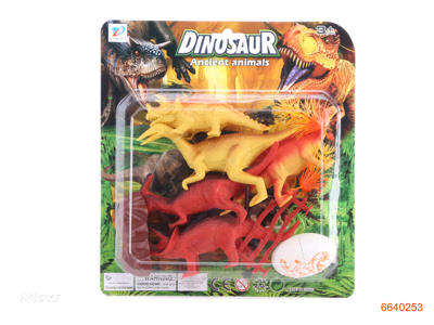 PLASTIC DINOSAUR SET