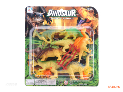 PLASTIC DINOSAUR SET