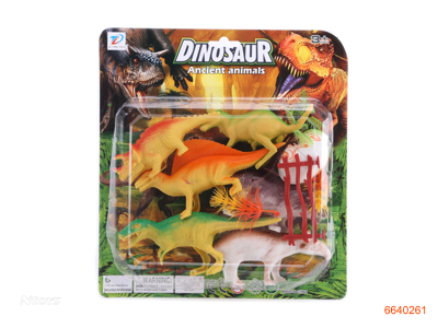 PLASTIC DINOSAUR SET