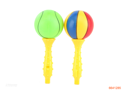 BABY HAMMER W/WHISTLE.2PCS