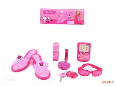 B/O BEAUTY SET W/LIGHT/MUSIC/3V BATTERIES IN PHONE.1ASTD