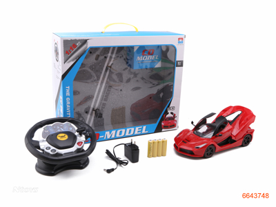 1:16 5CHANNELS R/C CAR W/4.8V BATTERIES IN CAR/CHARGER W/O 3AA BATTERIES IN CONTROLLER.3COLOUR