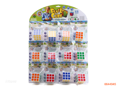 3.5CM MAGIC CUBE.12PCS