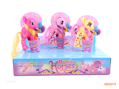 VINYL HORSE 9PCS/DISPLAY BOX