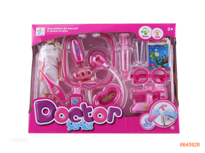 DOCTOR SET W/LIGHT/BUTTON BATTERIES