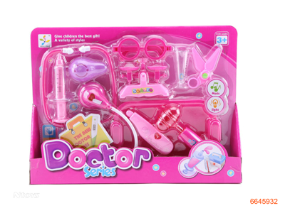 DOCTOR SET W/LIGHT/BUTTON BATTERIES