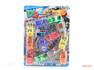 P/B CAR.12PCS.6ASTD.6COLOUR