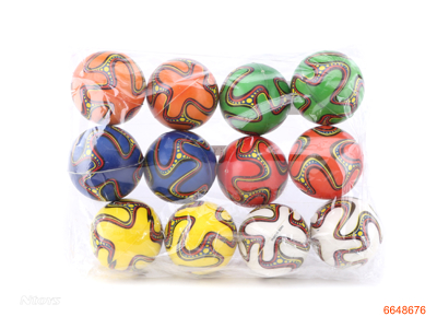 6.3CM PU BALLS.12PCS