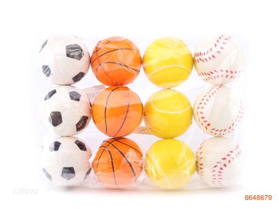 6.3CM PU BALLS.12PCS