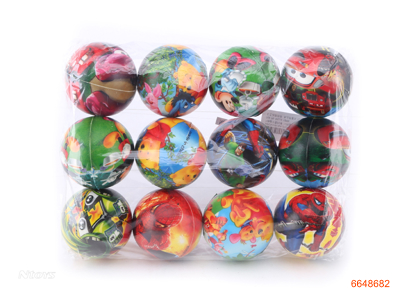 7CM PU BALLS.12PCS