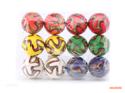 7.6CM PU BALLS.12PCS