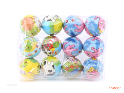 7CM PU BALLS.12PCS