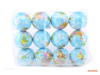 7.6CM PU BALLS.12PCS