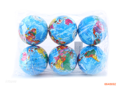 10CM PU BALLS.6PCS