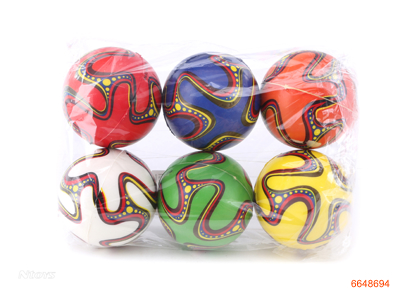 10CM PU BALLS.6PCS