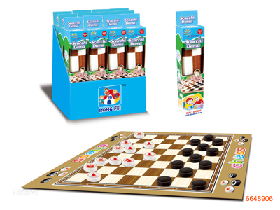 2 IN 1 CHECKERS 12PCS/DISPLAY BOX