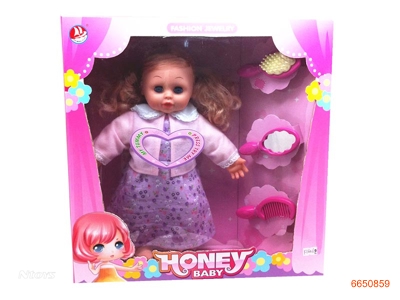 16''VINYL DOLL SET W/IC