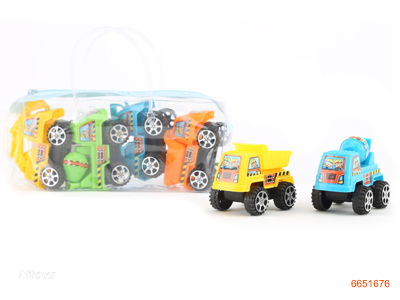 P/B CONSTRUCTION ENGINE.4COLOUR.4PCS