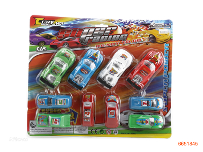 P/B CAR 4COLOUR 10PCS