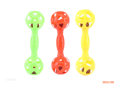 BABY RATTLE.1ASTD.3COLOUR