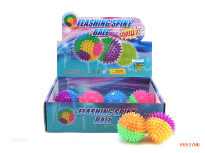 7.5CM B/O FLASHING BALL W/LIGHT,12PCS/DISPLAY BOX