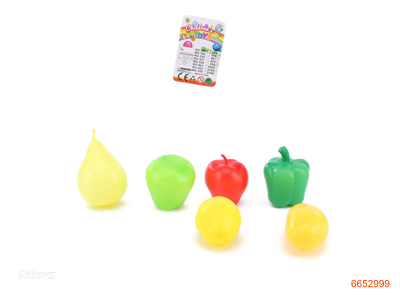 FRUIT VEGETABLES SET 6PCS