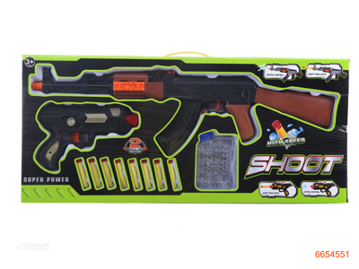 2 IN 1 SOFT BULLET GUN