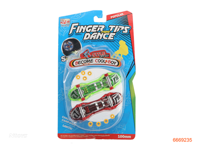 FINGER SKIDS W/LIGHT/PROJECTION/3*AG3 BUTTON BATTERIES.2PCS